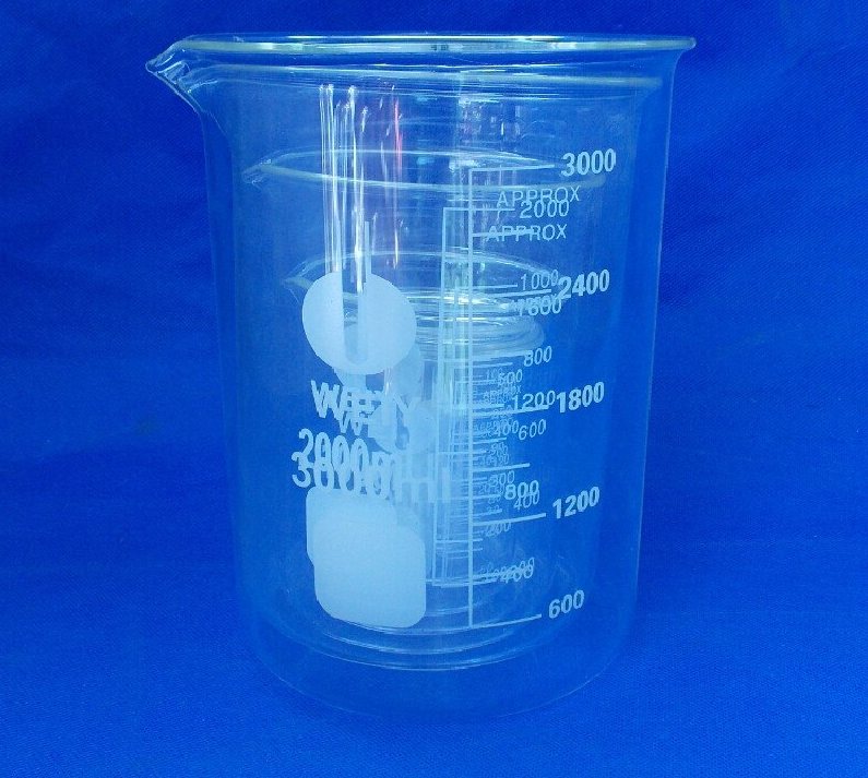 Glass Beaker Set Chemistry Borosilicate Breakers Clear Laboratory