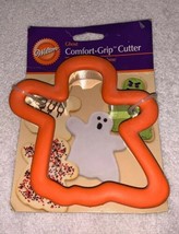 2007 Wilton Comfort Grip Cookie Cutter GHOST Orange NOS New on Card HTF - $14.99