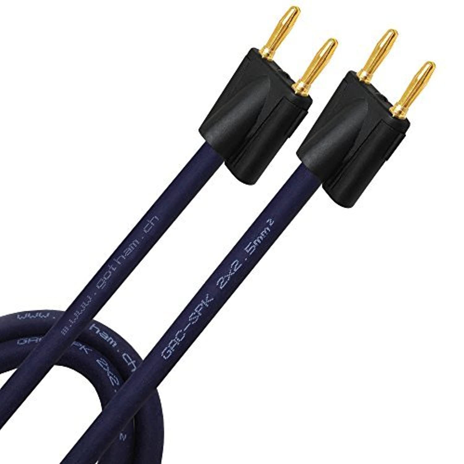 3 Foot - Gotham Gac-Spk 2 X 2.5Mm (Blue), 13 Awg (2.5 Mm) Coaxial Speaker Cable