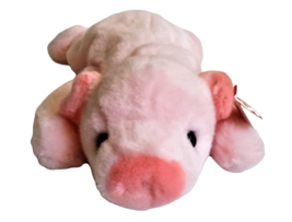 Ty Beanie Buddies Squealer Pink Pig Soft Plush with Tags Retired 09313 Toy MWMT  - $29.47