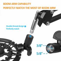 Razer Seiren Mini Shock Mount And Pop Filter Matching Mic Boom Arm Stand, Compat - $40.99