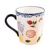 Hand Painted Colorful Glaze Creative Porcelain Cup Couple Cup Happy Ladybugs Mug - $20.45