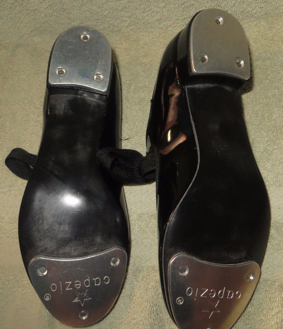 Tyette Black Patent Tap Shoe Size 4N 4 N Narrow NIB Capezio 625 Pat Jr 