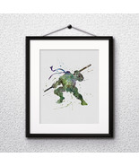 Ninja Turtles Instant Dowload, Ninja Turtles Watercolor, Ninja Turtles A... - $2.80