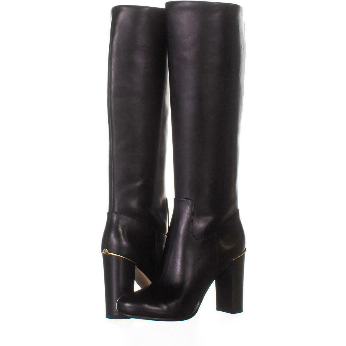 MICHAEL Michael Kors Janice Knee-High Fashion Boots 182, Black, 5.5 US ...