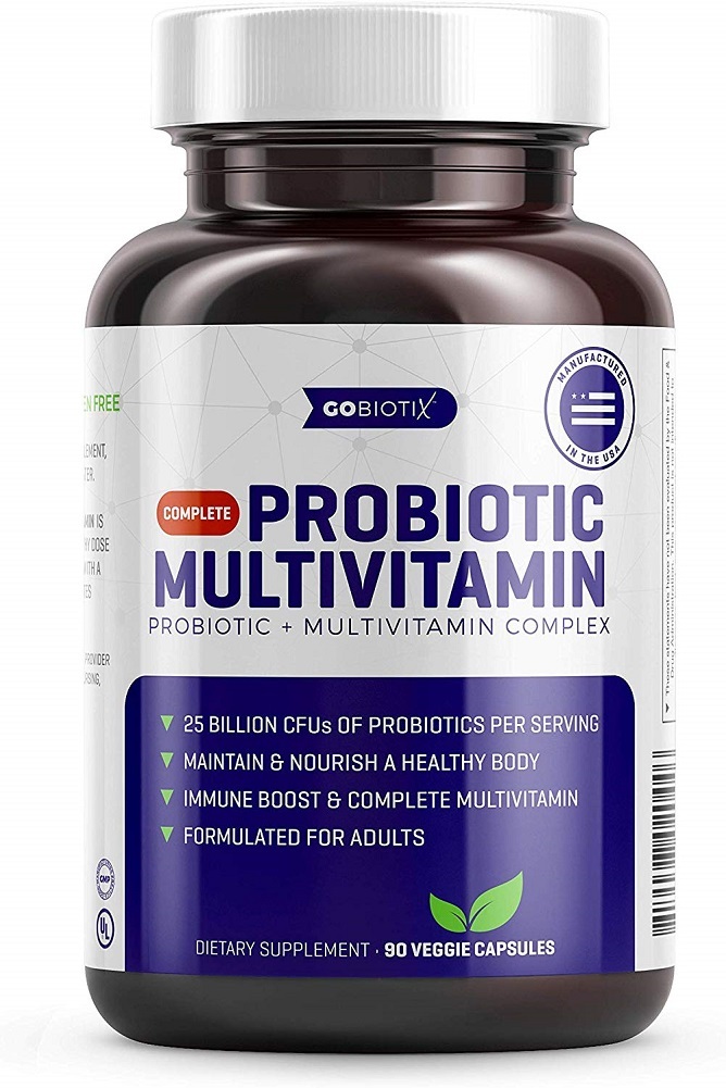 GoBiotix Probiotic Multivitamin | Complete Daily Multivitamin with 25 Billion