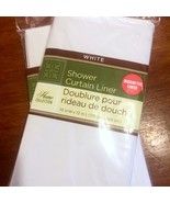 2 Shower Curtain Liners White Magnetic Mildew Resistant 100% PEVA Lightw... - $11.65