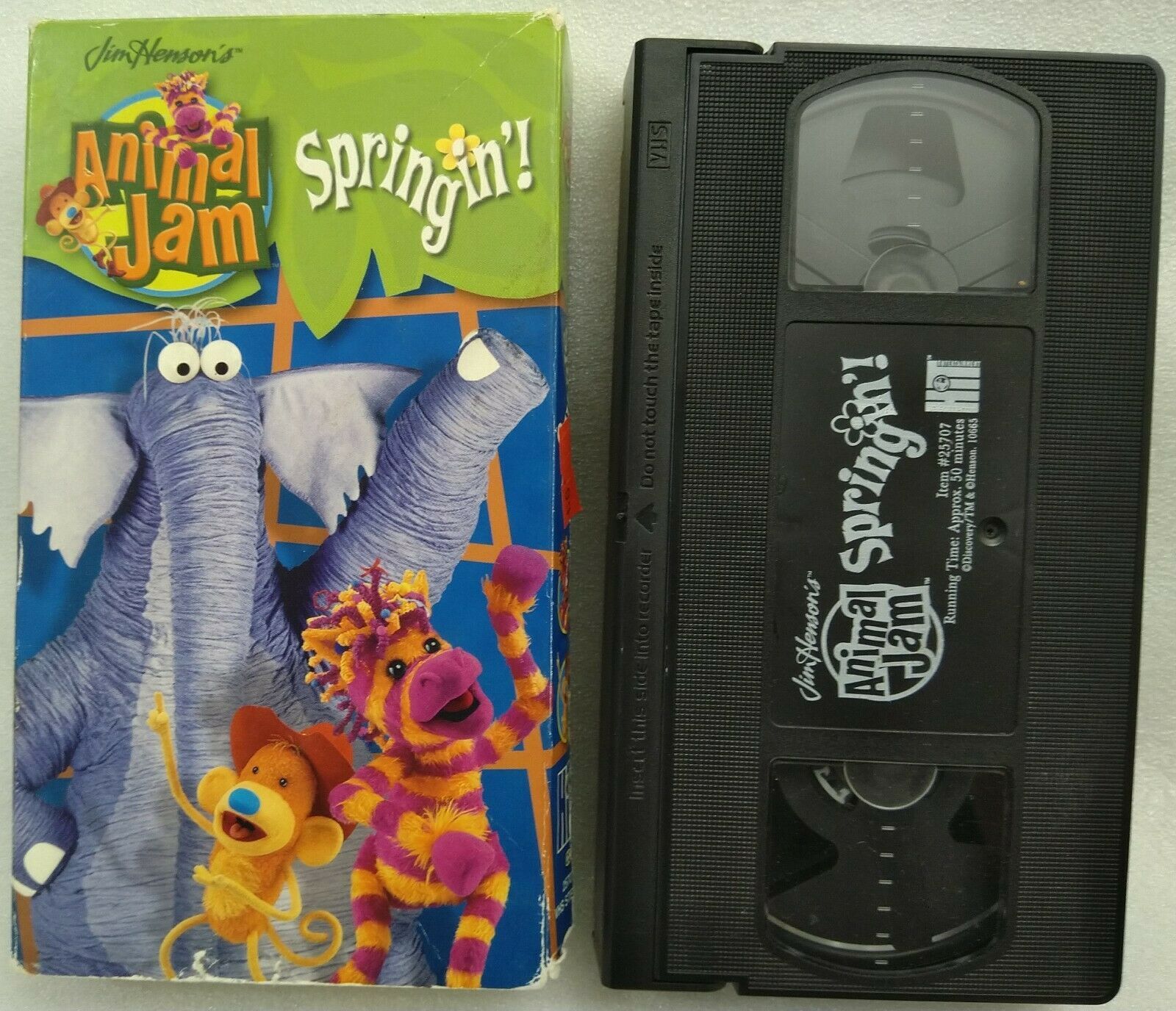 VHS Jim Hensons Animal Jam - Springin (VHS, 2005) - VHS Tapes