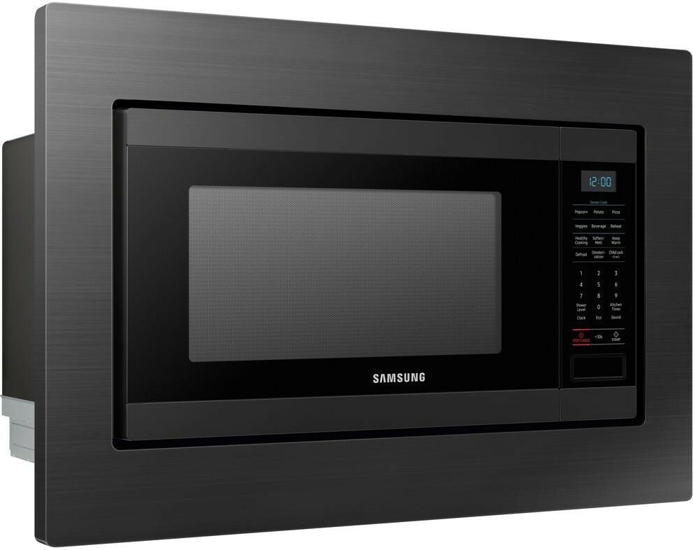 samsung black stainless steel microwave