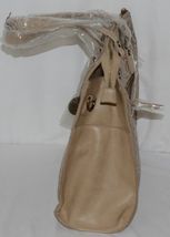 Simply Noelle HB1126A Birch Style Tan Taupe Floral Embossed Womens Purse image 5