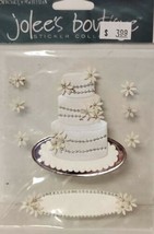 Jolee&#39;s Boutique WEDDING CAKE Dimensional Sticker Scrapbooking - $1.97