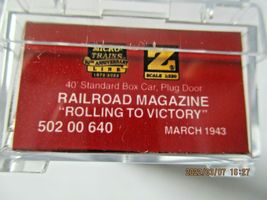 Micro-Trains # 50200640 "Rolling to Victory" Railroad Magazine Series #1 Z Scale image 5