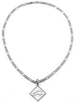 Trukfit new pendant necklace 61cm figaro style chain width 5mm - $16.33