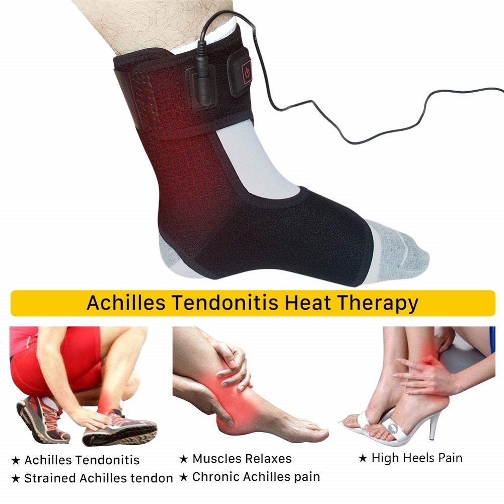 Creatrill Heated Achilles Tendonitis/Plantar Fasciitis Foot Ankle Wrap