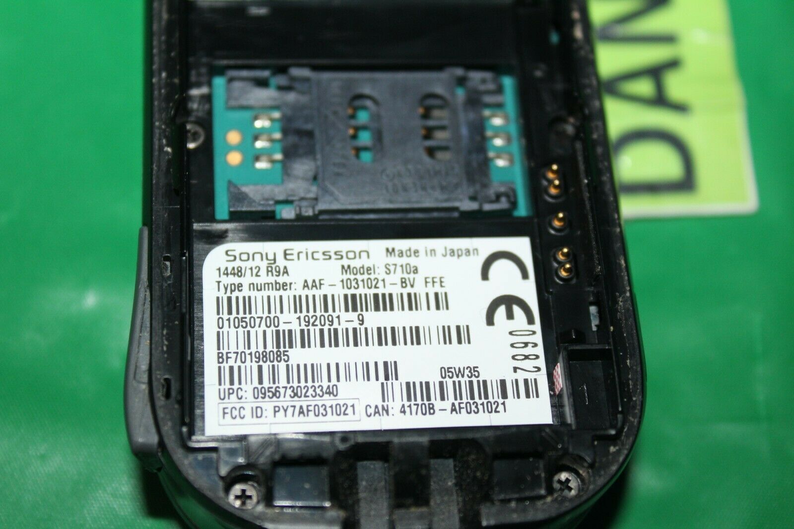 Sony Ericsson S710a Onyx Black (Cingular) Cellular Phone Everything