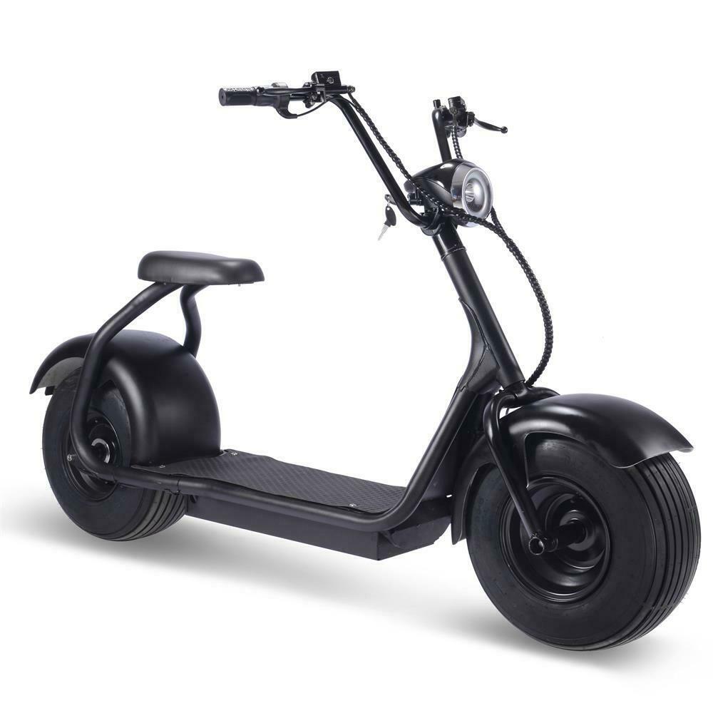 MotoTec Fat Tire Electric Scooter 60v 18ah 2000w Lithium Up to 20 Miles