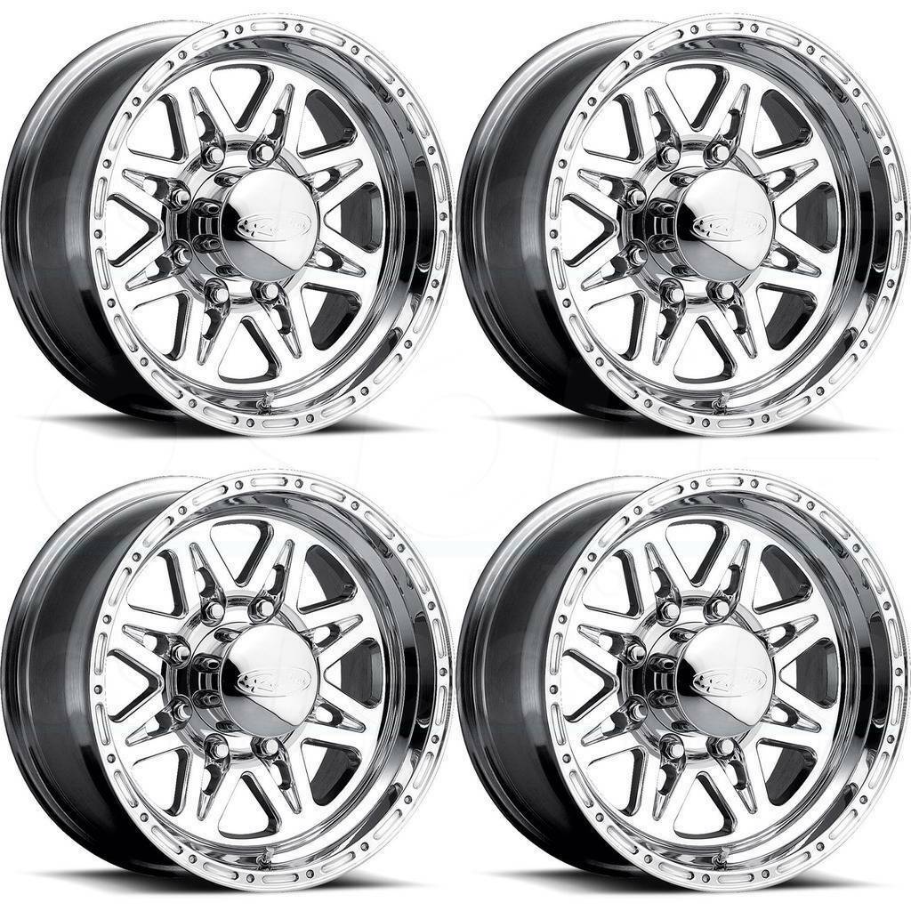 16x10 Raceline 888 Renegade 8 8x170 -25 Polished Wheels Rims Set(4 ...