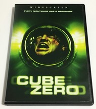 Cube Zero DVD Horror Movie Zachary Bennett Lion&#39;s Gate 2004 AS NEW - $7.95