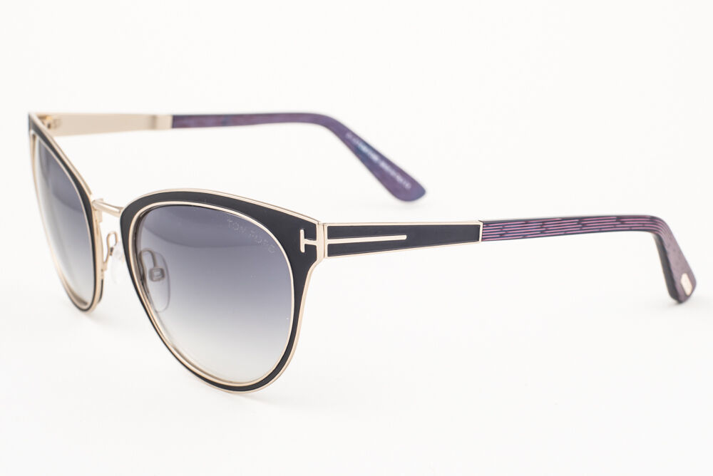 Tom Ford Nina Black Gold / Gray Gradient Sunglasses TF373 01B - $151.05
