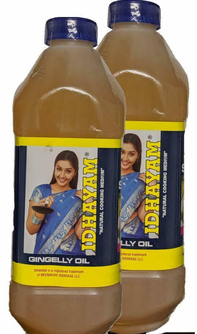 IDHAYAM GINGELLY OIL NATURAL COOKING OIL 34OZ 1 LTR Cooking Oils