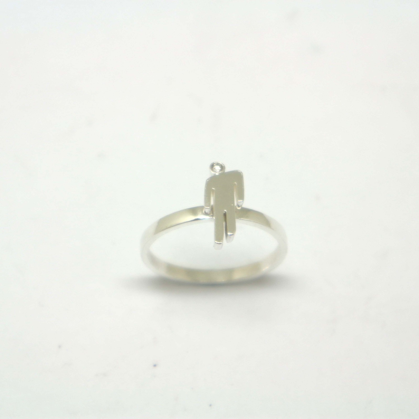 Handmade Sterling Silver BLOHSH Billie Eilish Ring - Music, Kpop - Rings