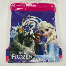 Disney Frozen Elsa with friend Purple Drawstring Bag School Backpack - $14.84