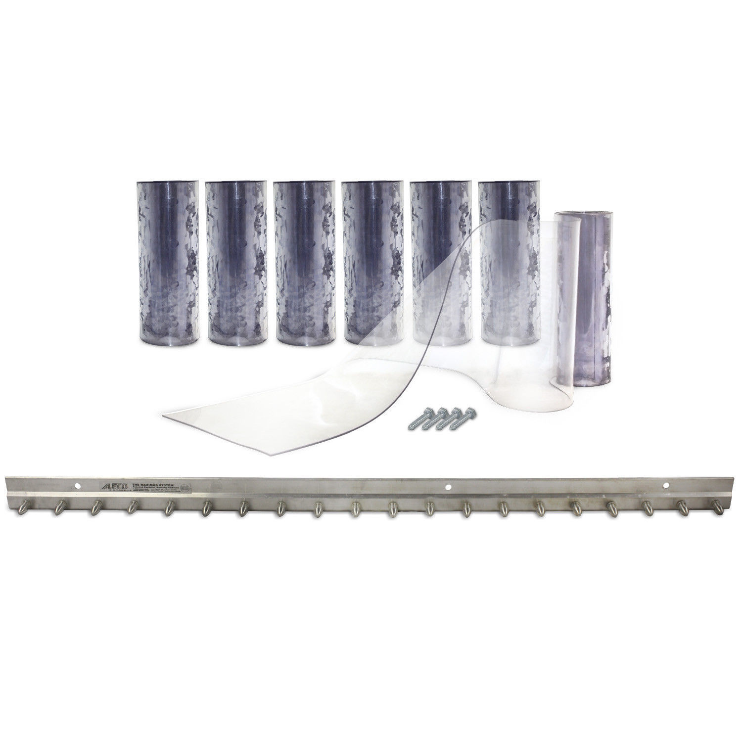 Strip Curtain Garage Door size 10' x 7' PVC Vinyl Cooler Freezer 8" Walk In/Dock Other