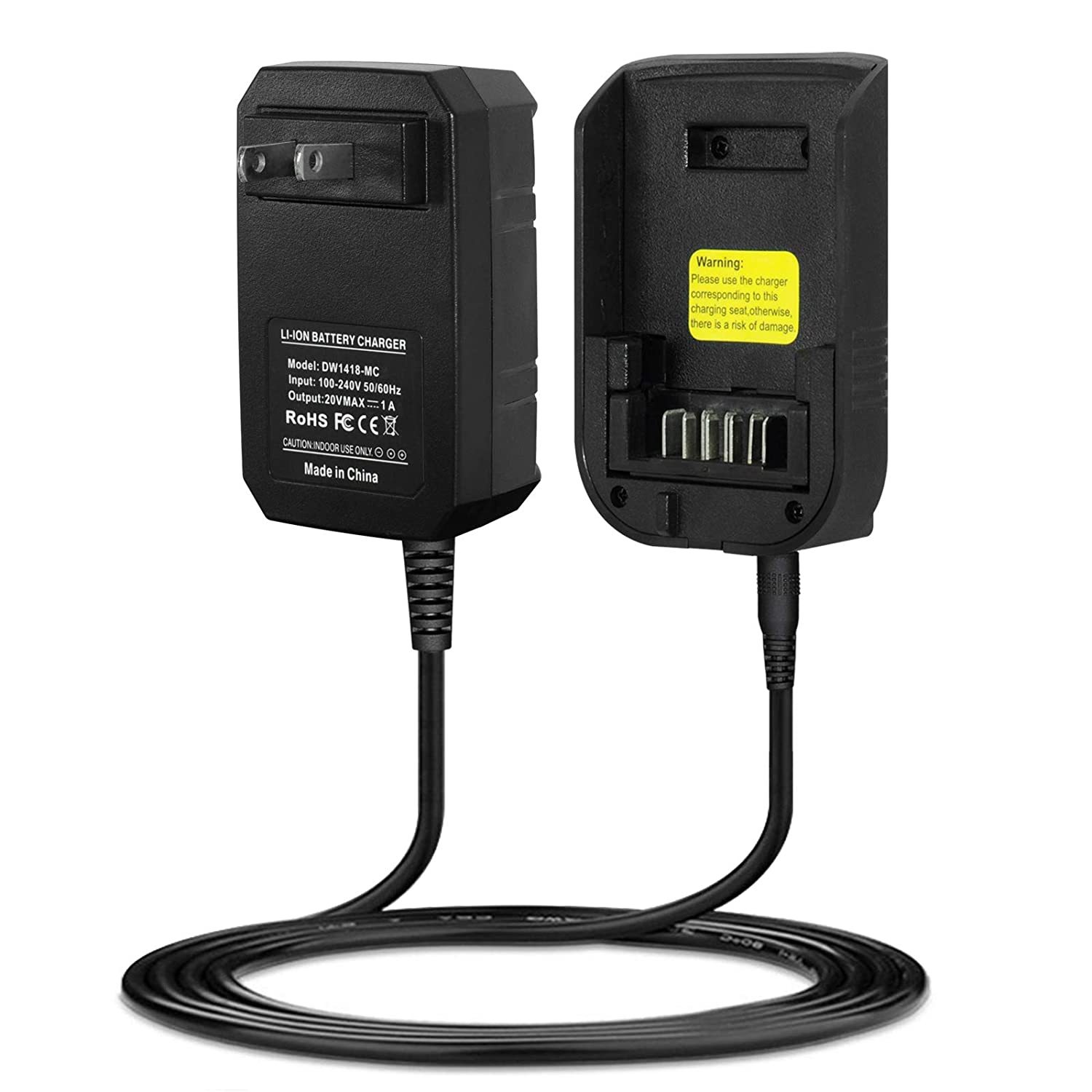 20V Battery Charger Replacement For Dewalt 20 Volt Max Lithium Battery