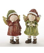 Delton 5.9 Resin Christmas Angels, Set of Two, 5322-6 - £10.96 GBP