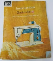 Vintage Awful 1966 Singer Touch &amp; Sew Model 628 Manual - $9.45