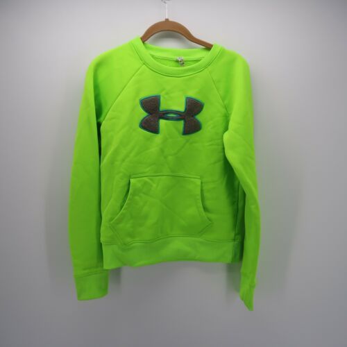 lime green under armour hoodie