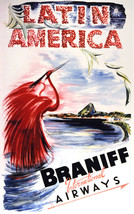 iTravel Vintage Decoration  Design Poster.LTIN AMERICA.Wall Art Decor1064i - $13.86+