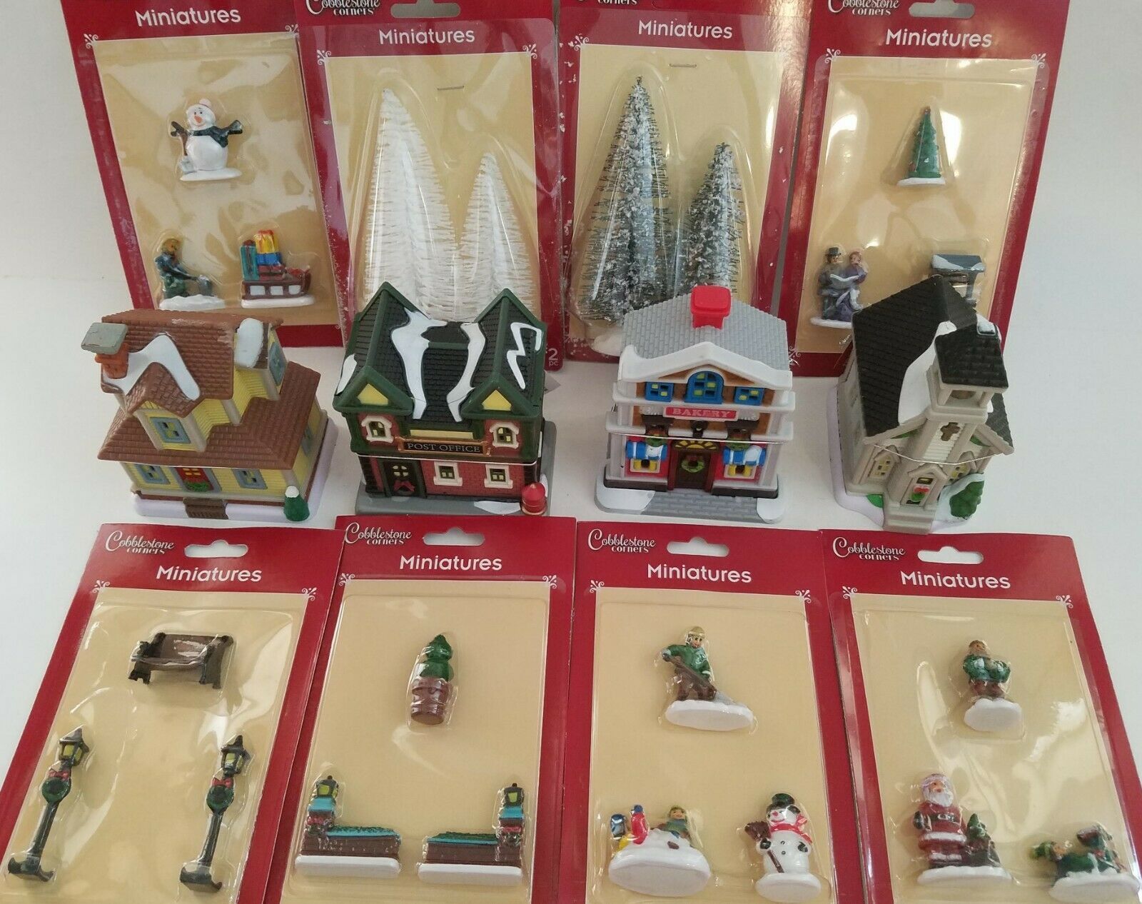 christmas village miniature figurines