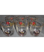 RARE Set (6) Federal HITCH YOUR WAGON TO A STAR Old Fashioned GLASS TUMB... - $31.67