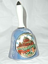 Lusterware Noritake Gift Craft Collector Bell CHATEAU FRONTENAC Quebec C... - $15.83