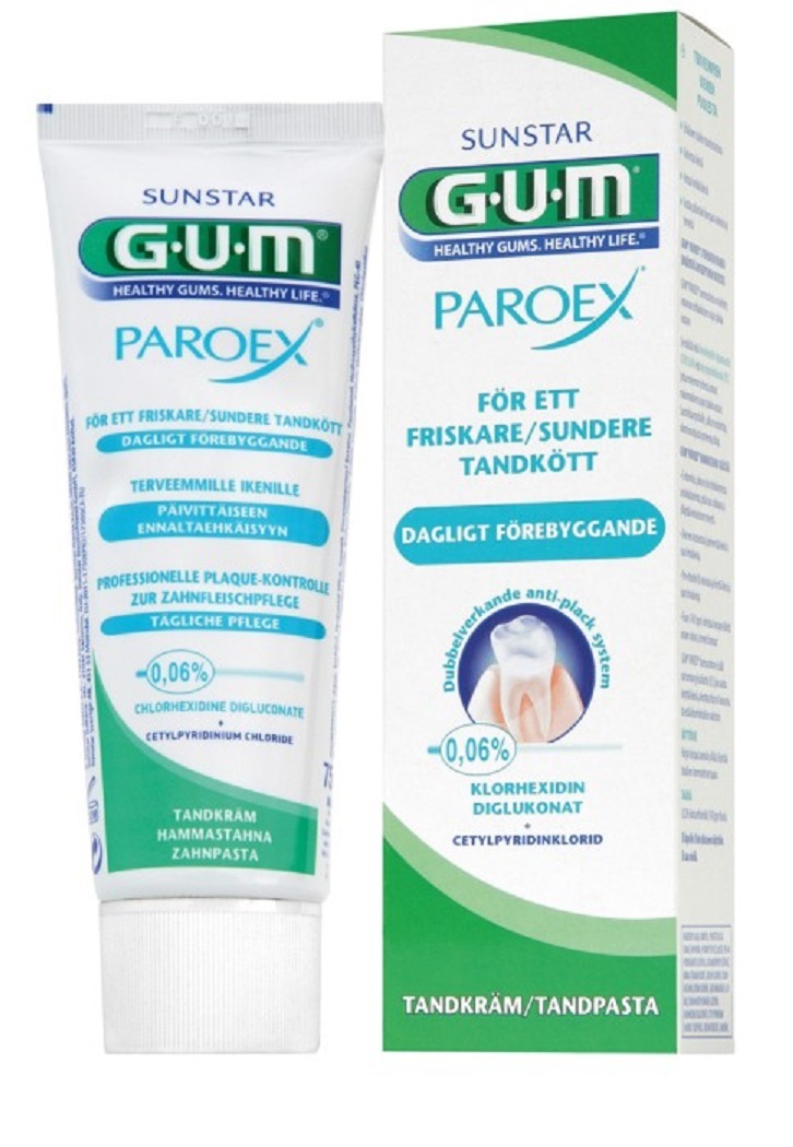 GUM Paroex Toothpaste 0.06, 75 ml Toothpaste