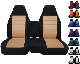 Car seat covers fits Chevy Colorado truck 04-12 60/40 highback seat with... - $109.99