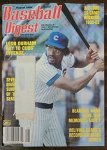 Baseball Digest August 1984 Leon Durham Chicago Cubs MLB - $9.90
