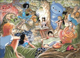 Counted Cross stitch pattern One piece manga Anime 354*255 stitches BN968 - $3.99