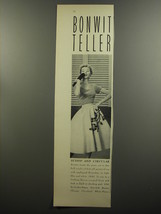 1953 Bonwit Teller Skirt and Blouse by Gordon Peters Advertisement - $14.99