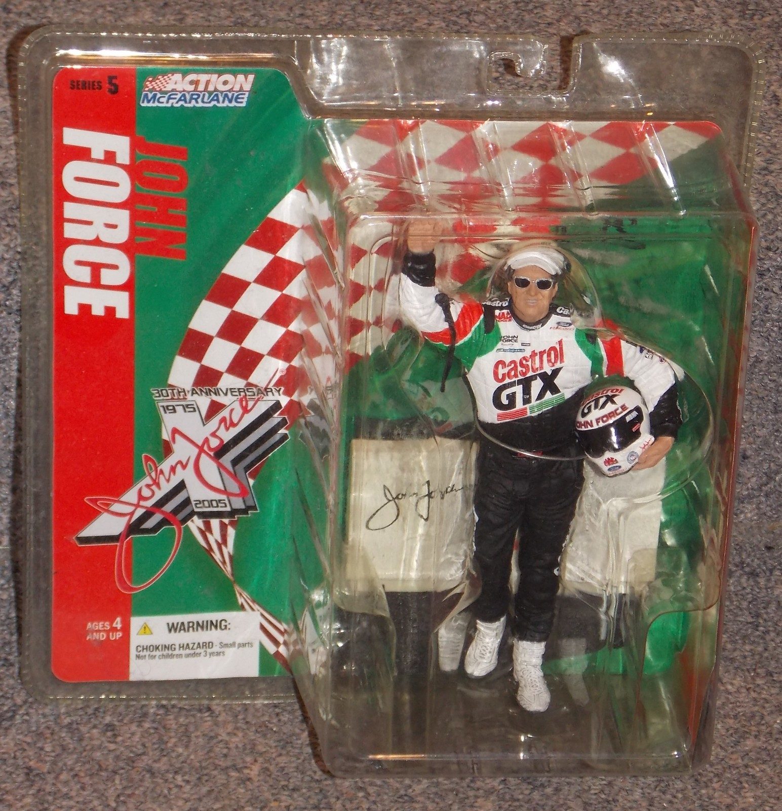 Primary image for 2005 McFarlane Toys John Force Action Figure New In The Package