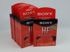Lot of 8 (2 Packs) Sony HF Normal Bias Audio Cassette Total 16 TAPES - NEW - $22.80
