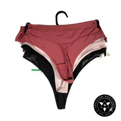 Lucky Brand Women's Thongs Underwear Large 3 Pairs of Underwear New