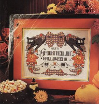 Cross Stitch Halloween Witch Doll Tote Ghost Sampler Shirt Pumpkin Dino ... - $8.99