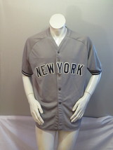 New York Yankees Jersey - Home Grey Jersey with Felt Lettering By CCN - Mens XL  - $75.00