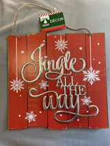 Merry Christmas House Decor - Jingle All The Way - $17.70