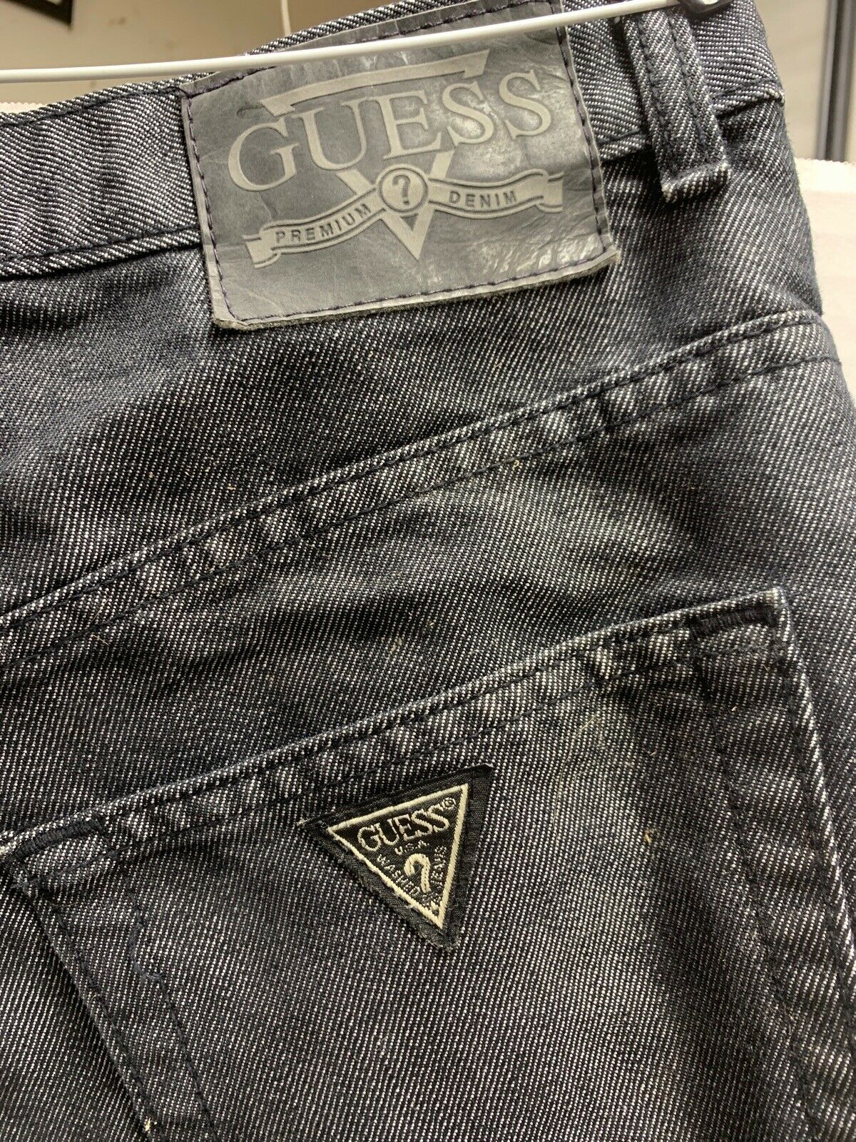 Vintage GUESS Pascal 075 Tapered Leg - Jeans Green Tag Men's 34x32 Dark ...