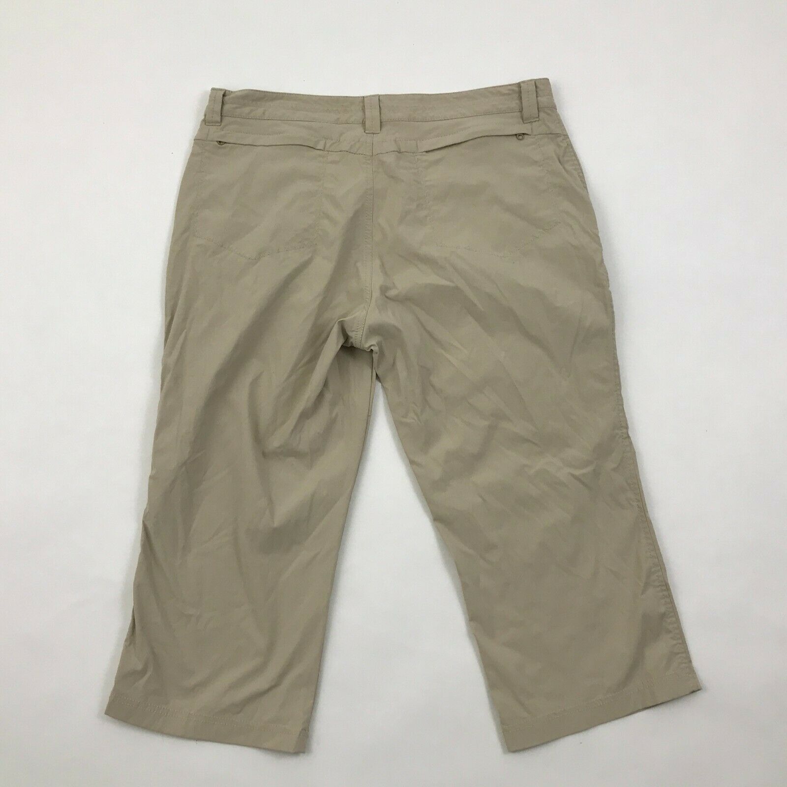 EDDIE BAUER Capri Hiking Pants 32 Waist Nylon Spandex Womens Cropped ...