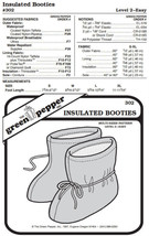 Insulated Booties Slippers #302 Sewing Pattern (Pattern Only) gp302 - $6.00