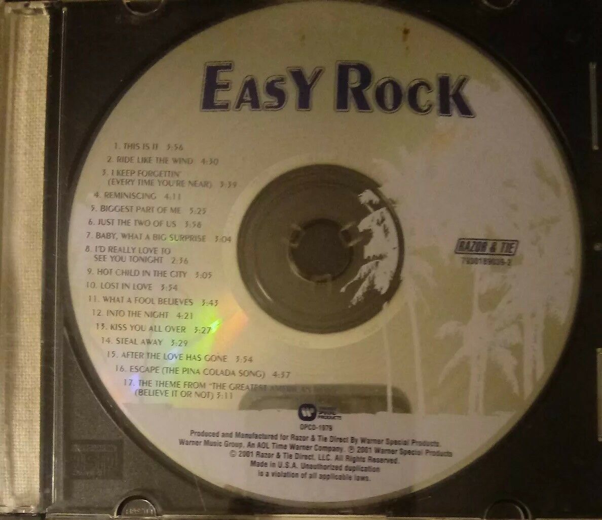 Razor And Tie Easy Rock Audio CD 2001 Ships In 24 Hours - CDs